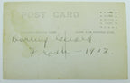 Vintage Postcard (1917?) with 2 pictures of a football player in uniform 140021