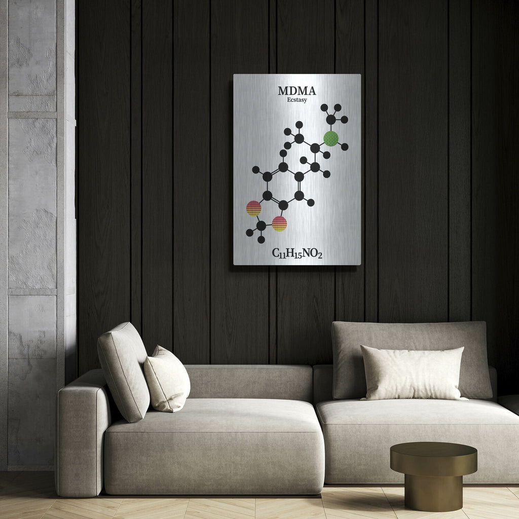 MDMA Molecule by Luxe Metal