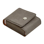 Leatherette Playing Cards Case, Grey 3.75"