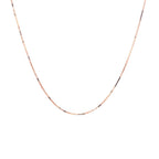 14k Rose Gold Classic Box Chain 0.4mm