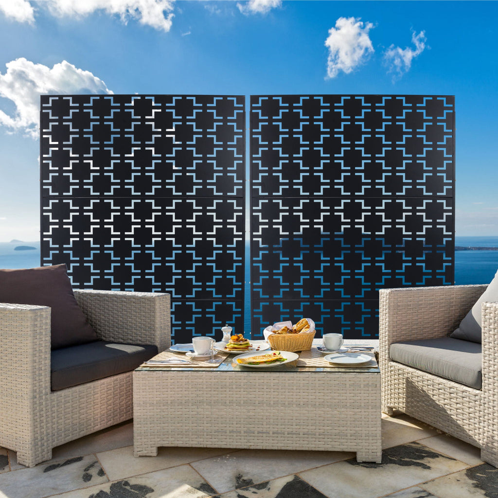 Outdoor / Indoor Privacy Screen - Black