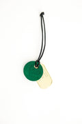 Support Tag | Green Beret + Black Leather
