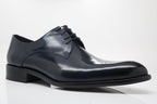 Carrucci Burnished Calfskin Oxford - Navy