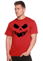 Halloween Boo Men's Bamboo Viscose/Organic Cotton Short Sleeve Graphic T-Shirt