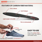 Kid's Carbon Fiber Insole For Idiopathic Toe Walking