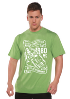 World Competition Men's Bamboo Viscose/Organic Cotton Short Sleeve Graphic Graphic T-Shirt