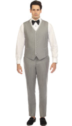 Celio Grey Slim Fit 3pc Tuxedo