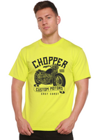 Chopper Custom Motors Men's Bamboo Viscose/Organic Cotton Short Sleeve Graphic T-Shirt