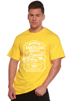 American Muscle Men's Bamboo Viscose/Organic Cotton Short Sleeve Graphic T-Shirt