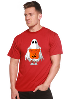 Boo Halloween Men's Bamboo Viscose/Organic Cotton Short Sleeve Graphic T-Shirt
