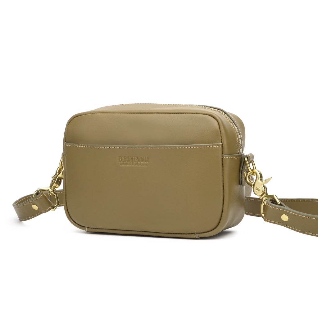 Jane Crossbody Bag | Fatigue Leather