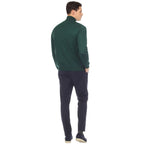 Mens Hunter Green Pullover Turtleneck Sweater