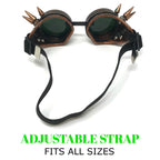 Wasteland Cyberpunk Goggles – Post-Apocalyptic Festival Eyewear
