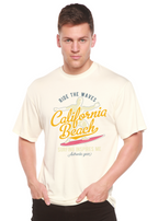 California Beach Men's Bamboo Viscose/Organic Cotton Short Sleeve Graphic T-Shirt