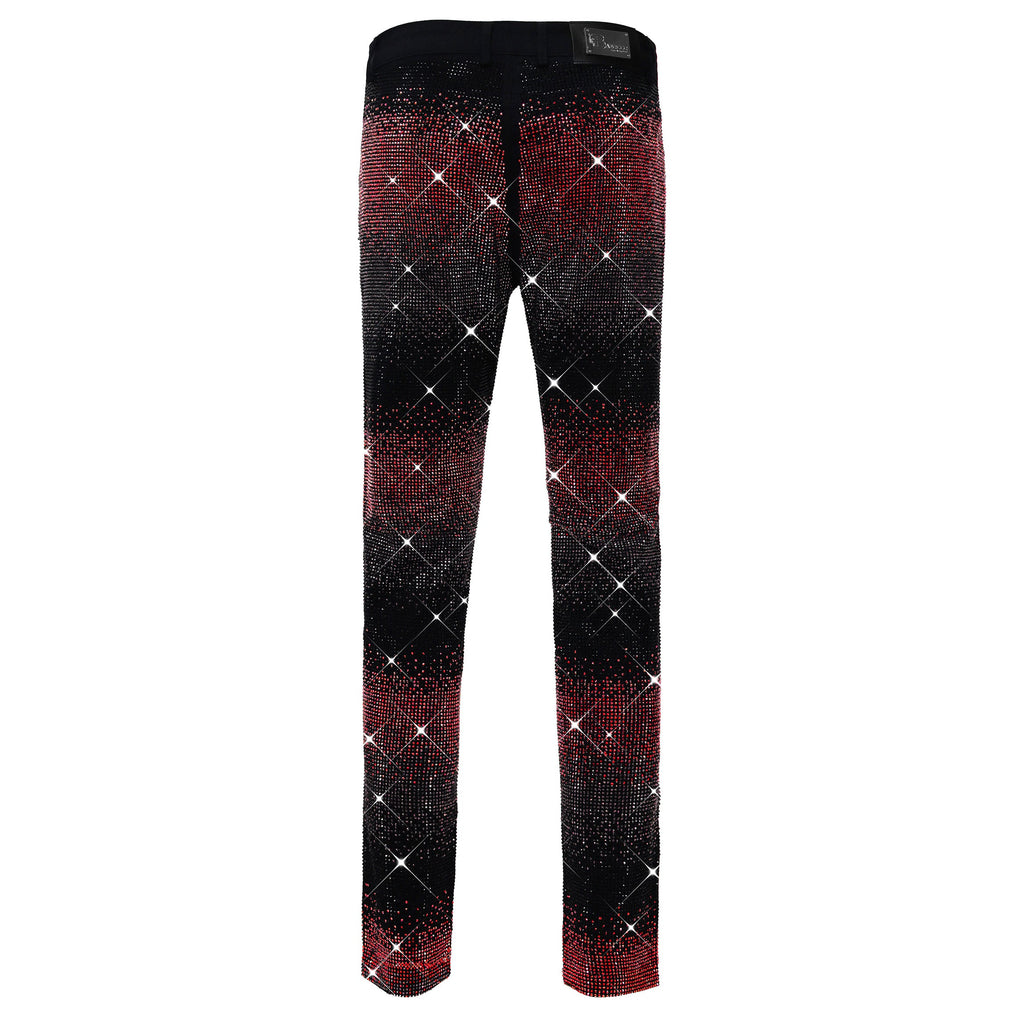 Barocco Stage Blaze Men's Pants - Black/Red