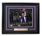 Justice Hill Ravens Autographed 11x14 Photo Framed Beckett 184986