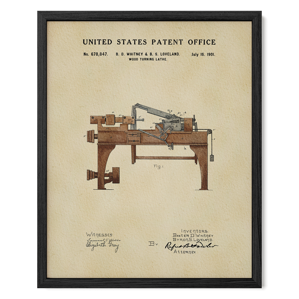 Wood Turning Lathe (1901)