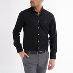 Emilio Button-Up Shirt // Black