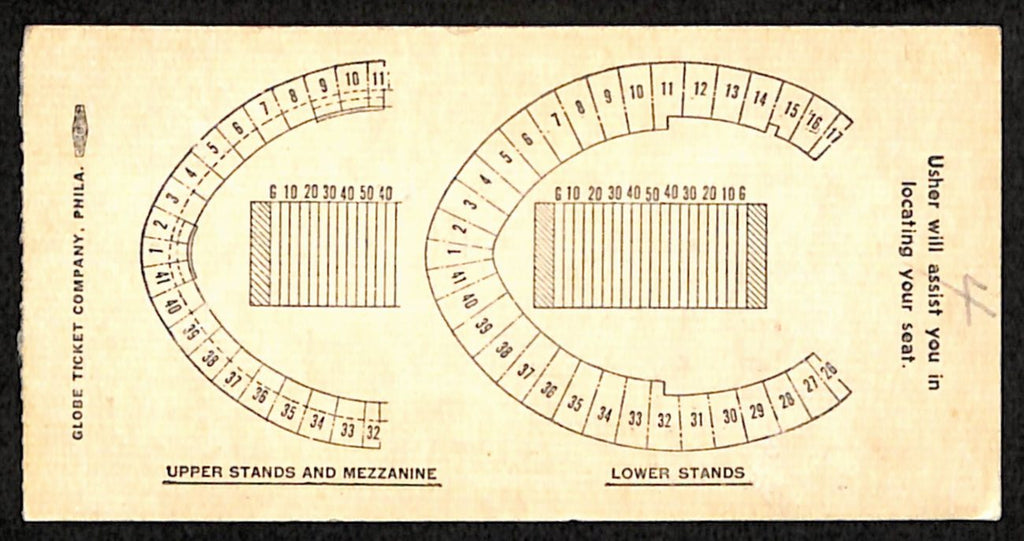 November 8, 1958 Navy vs. Maryland Crab Classic Football Game Ticket Stub 190216