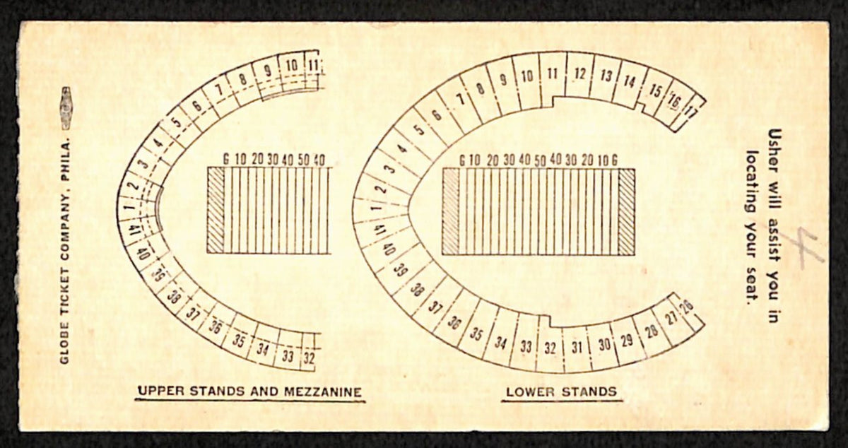 November 8, 1958 Navy vs. Maryland Crab Classic Football Game Ticket Stub 190216