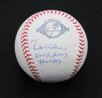 Raul Mondesi Signed/Auto Yankees 100th OML Baseball JSA  186732