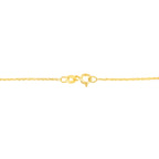 14K Yellow Gold Plated .925 Sterling Silver 1.00 Cttw Baguette Diamond Composite Open Heart 18" Inch Pendant Necklace (I-J Color, I1-I2 Clarity)