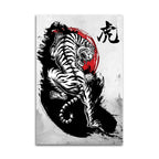 Japanese Tiger Print on Acrylic Glass by Cornel Vlad