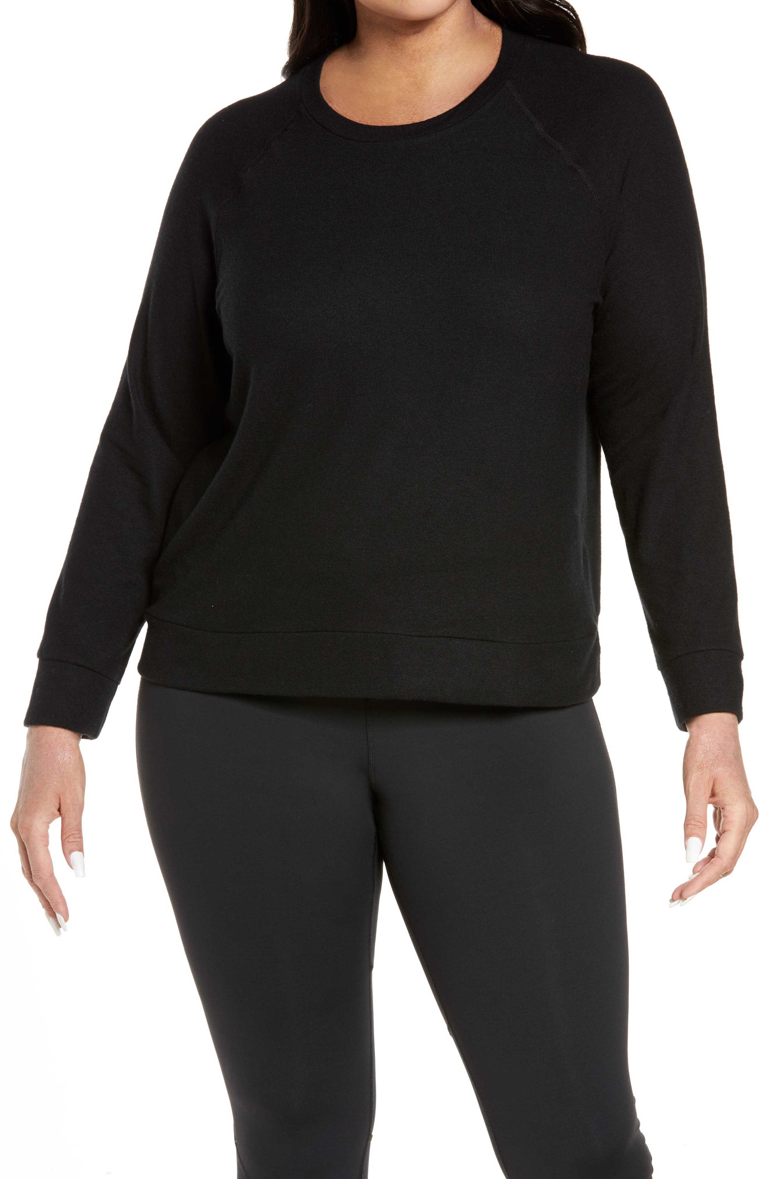 Plus Size Women's Beyond Yoga Favorite Raglan Sweatshirt