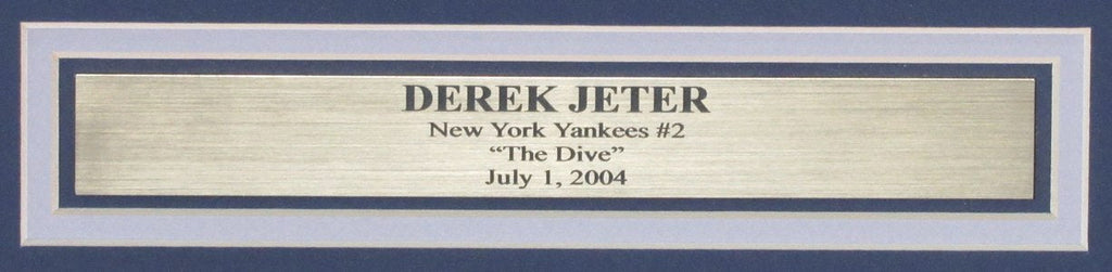 Derek Jeter UNSIGNED 16x20 Photo "The Dive" New York Yankees Framed 189414
