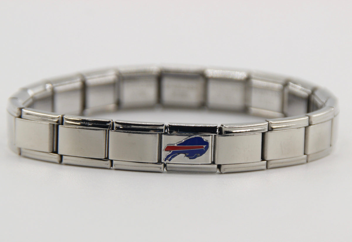 Football Team Logo Italian Charm Bracelet – Custom Gifts for Fans
