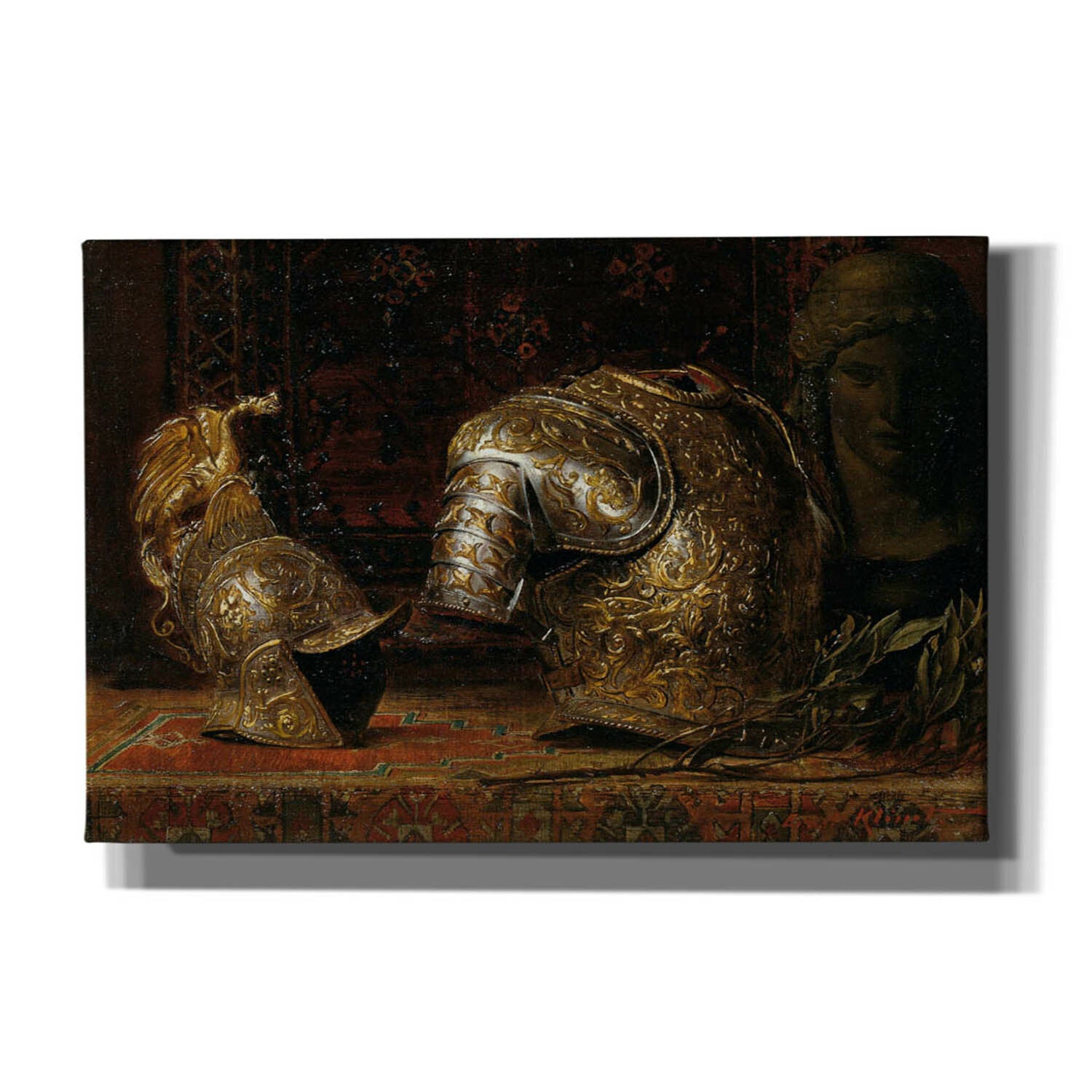 Still Life with Armor by Gustav Klimt