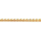5.50ct Diamond Tennis Bracelet 18KT Yellow Gold