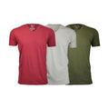 Ultra Soft Sueded V-Neck // Burgundy + Military Green + Sand // Pack of 3