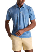 Chubbies The Golf Course Willow Polo Men's Blue Golf Shirt Performance DDR1430