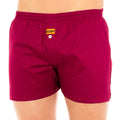 100% Cotton Boxers // Garnet + Gray Stripes // Pack of 2