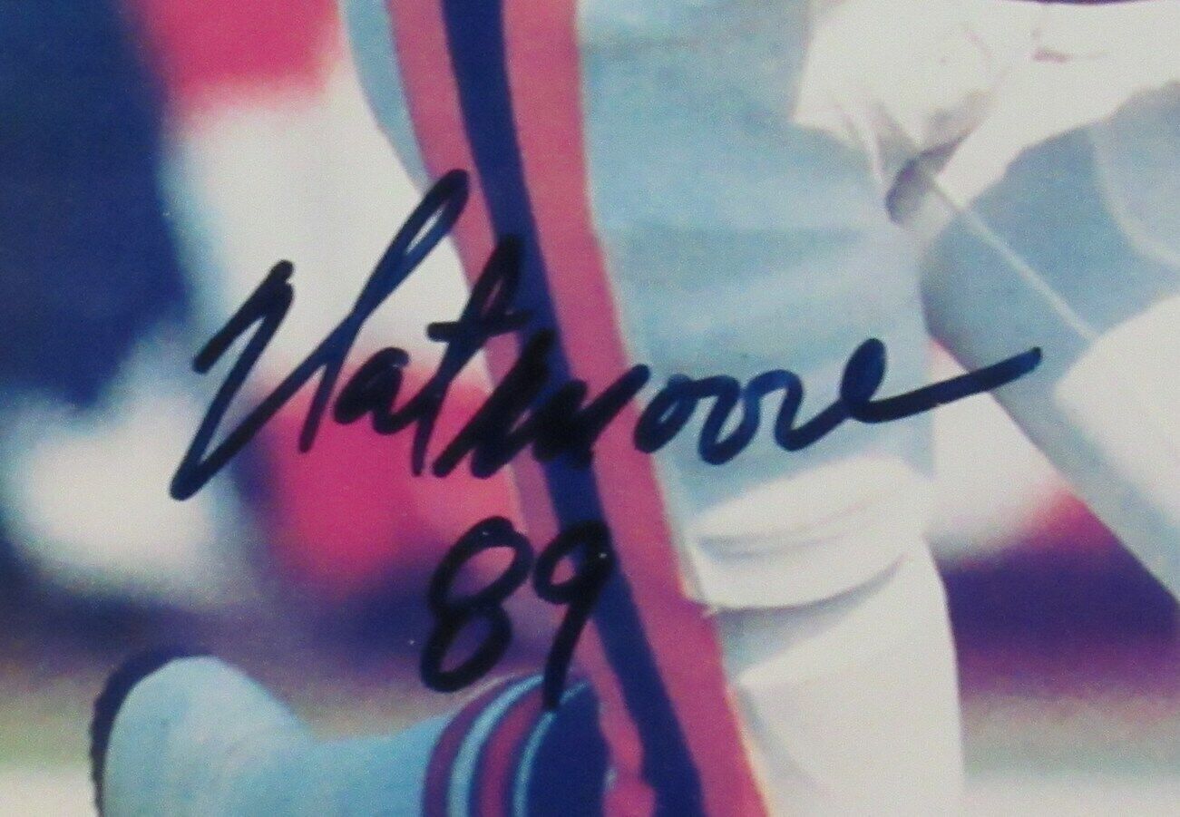 Nat Moore Miami Dolphins Signed/Autographed 8x10 Photo Framed JSA 161337