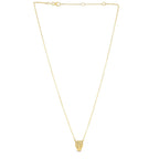 14k Yellow Gold Panther Head Necklace