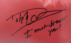 Dolph Lundgren Autographed/Inscr Right Boxing Glove "Balboa vs Drago" JSA 184774