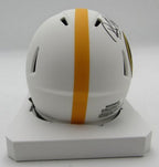 Rocky Bleier HOF Signed/Inscr Mini Eclipse Helmet Steelers Becket Witness 191561