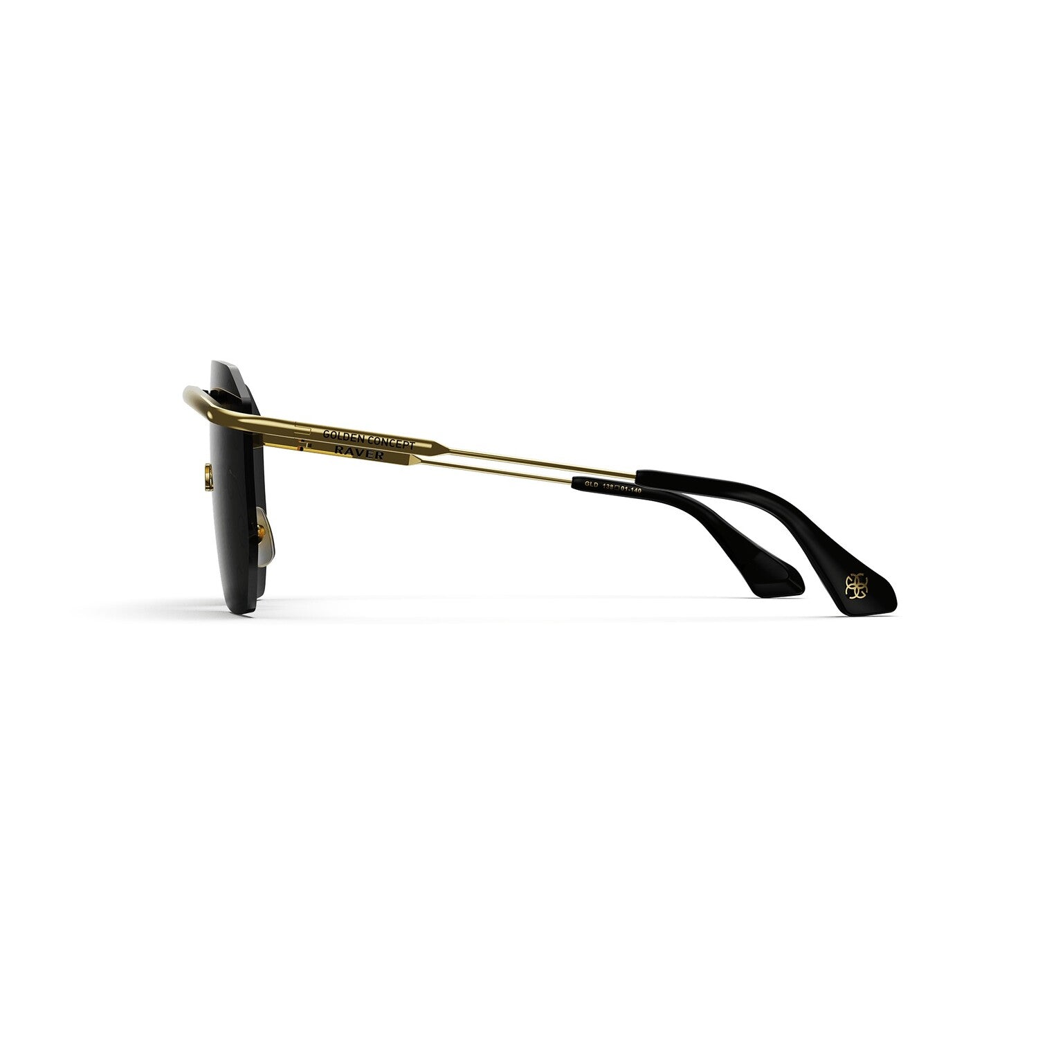 Raver Sunglasses // Gold