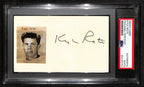 Kyle Rote Signed/Auto 3x5 Index Card New York Giants PSA/DNA 189023