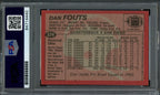 1983 TOPPS Dan Fouts #374 Authentic Card Signed Chargers PSA/DNA 176685