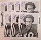 Lot of 7 Ben Hawkins Philadelphia Eagles d.2017 Signed 8x10 B/W Photo 157590