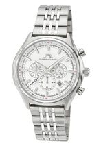 Porsamo Bleu Men's Charlie Multifunction Sivler Tone Watch 1261ACHS