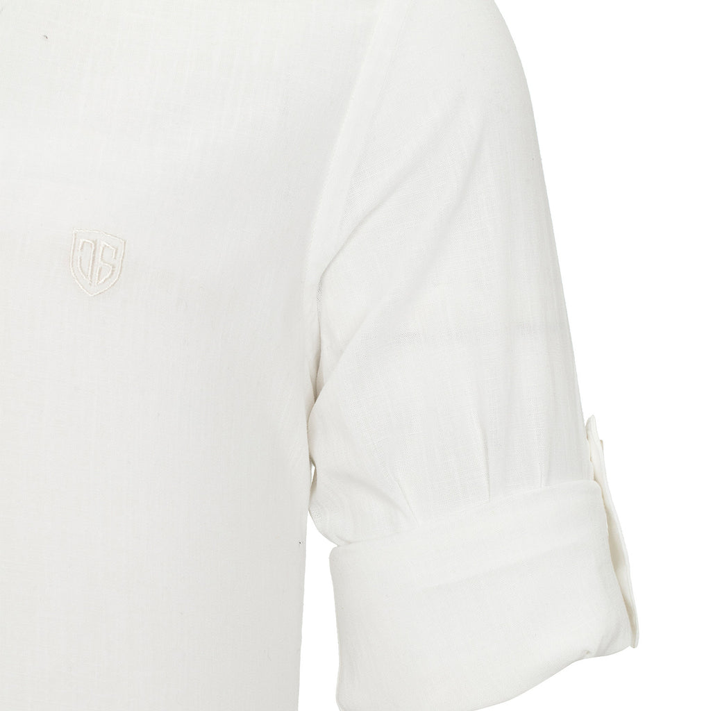 Emilio Button-Up Shirt // White