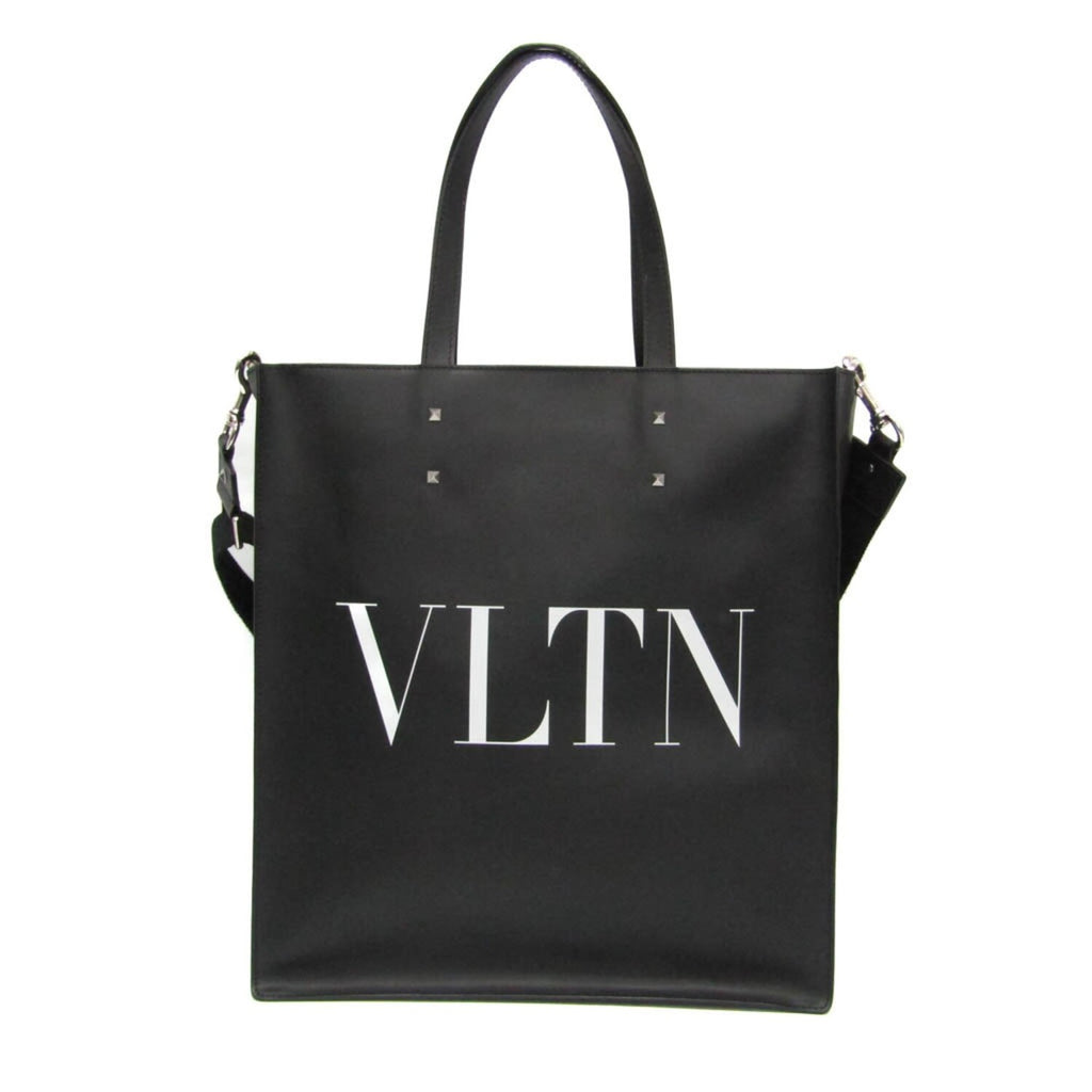 Valentino Garavani // Leather VLTN Tote // Black // Pre-Owned