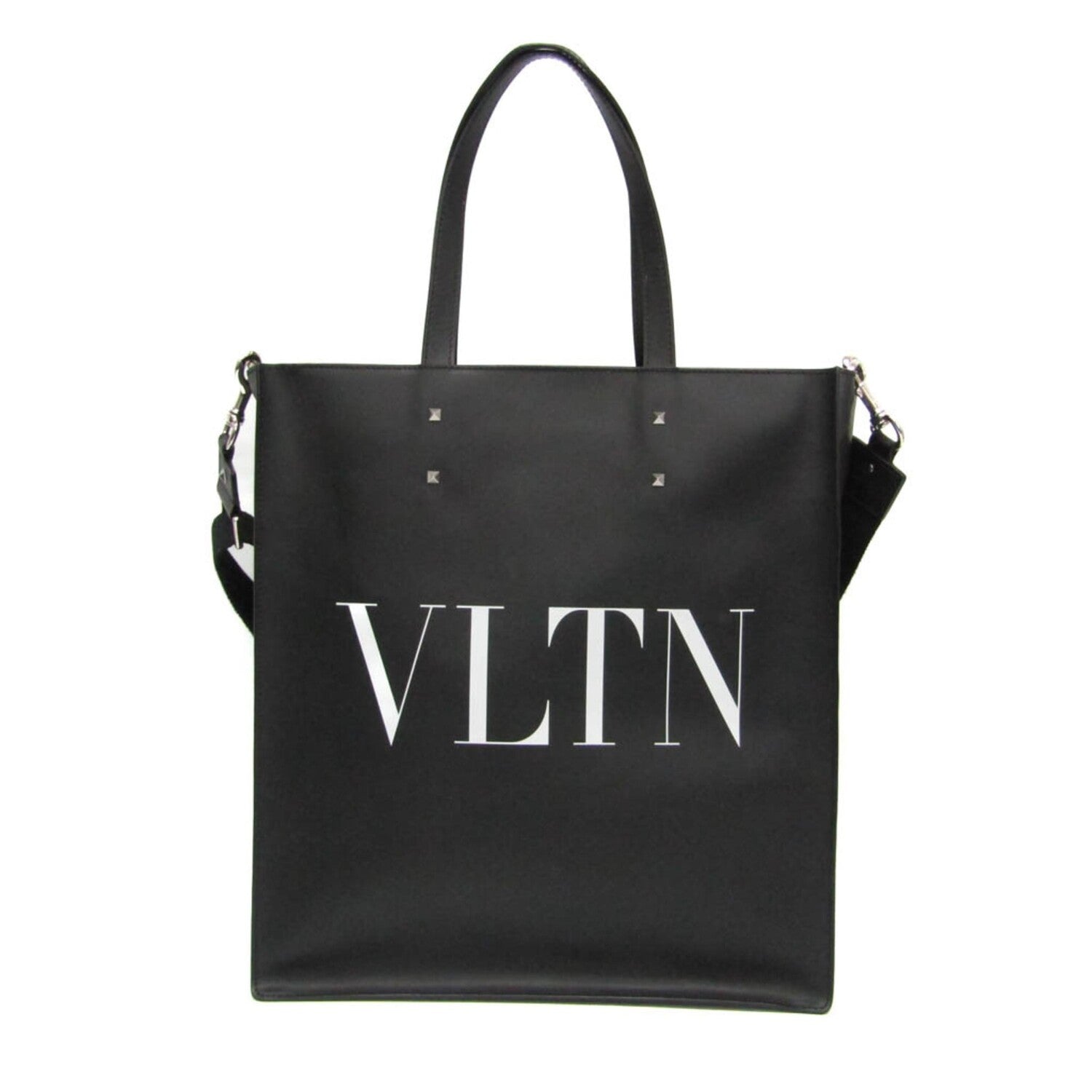 Valentino Garavani // Leather VLTN Tote // Black // Pre-Owned
