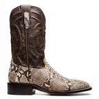 Western Collection Missouri // Python Leather Cowboy Boot // Natural