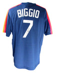 Craig Biggio HOF Autographed Mitchell & Ness Navy Jersey Astros PSA/DNA 177086