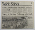 Philadelphia Inquirer Sports Section 10/21/80 World Series Game Six
